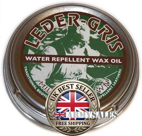 Brown leather boot wax oil - leather,