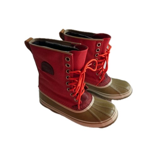 Sorel premium women - red, snow